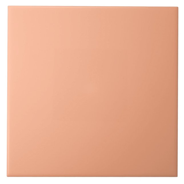 Azulejo de cerâmica de Pastel Orange. (Frente)