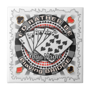 Azulejo De Cerâmica De preferência Jogue Bridge