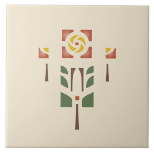 Azulejo De Cerâmica De "rosa chá adoptivo " de Helen