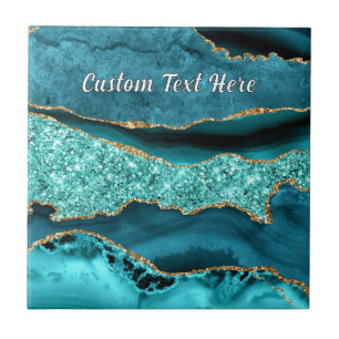 Azulejo de cerâmica de texto personalizado com már
