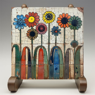 Azulejo de cerâmica de vidro de crack de array bri