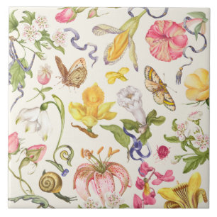 Azulejo de cerâmica de Vintage