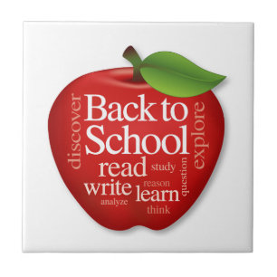 Azulejo De Cerâmica De Volta às Aulas