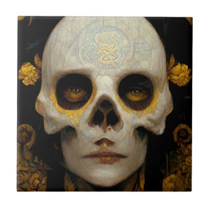 Azulejo De Cerâmica Death Mask Fantasy Sci-Fi Art