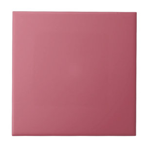 Azulejo De Cerâmica Decisão magenta — Cor Sólida Rosa Média