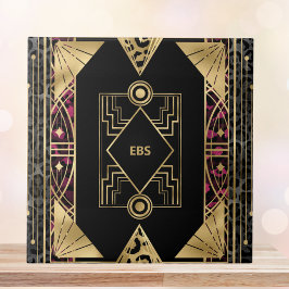 Azulejo De Cerâmica Deco de Arte Angular Roxo e Dourada