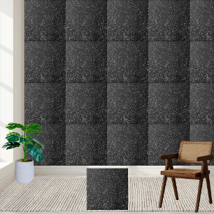Azulejo De Cerâmica Décor doméstico de luxo negro cintilante