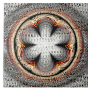 Azulejo De Cerâmica decoração abstrata florida