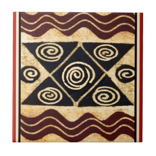 Azulejo De Cerâmica Decoração Africana Primordial
