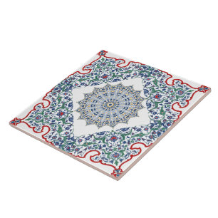 Azulejo De Cerâmica Decoração Árabe Persa Oriental Turca Arabesco