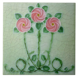 Azulejo De Cerâmica Decoração de Art Nouveau