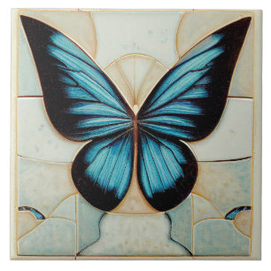 Azulejo De Cerâmica Decoração de parede em borboleta Art Déco Arte Nou