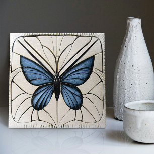 Azulejo De Cerâmica Decoração de parede em borboleta Art Déco Arte Nou