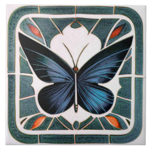Azulejo De Cerâmica Decoração de parede em borboleta Art Déco Arte Nou