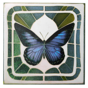 Azulejo De Cerâmica Decoração de parede em borboleta Art Déco Arte Nov