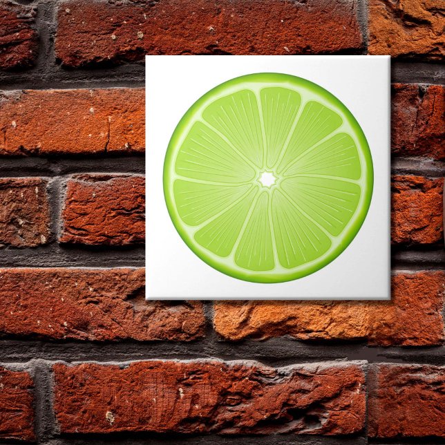 Azulejo De Cerâmica Decoração de Pátio Lima (Patio Decor Lime Ceramic Tile
Add a burst of summer sunshine to your space!)