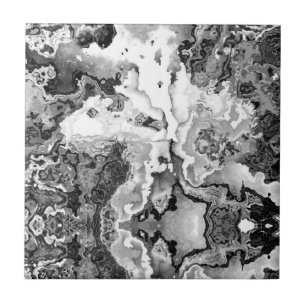 Azulejo De Cerâmica Decoração Legal de Casa de Mármore Preto e Bran