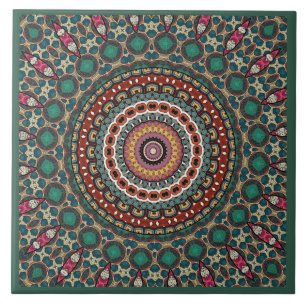 Azulejo De Cerâmica Decoração Mandala