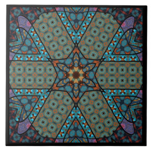 Azulejo De Cerâmica Decoração Mandala