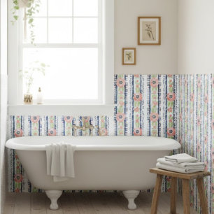 Azulejo De Cerâmica Decoração Verde Azul-Cria-Carga
