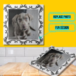 Azulejo De Cerâmica Decorativo de Foto Pet<br><div class="desc">Através de um pouco de magia da plataforma Zazzle, este modelo adicionará a foto do seu animal de estimação (ou outra foto) a um azulejo de cerâmica. Use-o para imortalizar um animal de estimação especial ou outro membro da família. Pense nas memórias especiais que você poderia capturar em uma praça...</div>