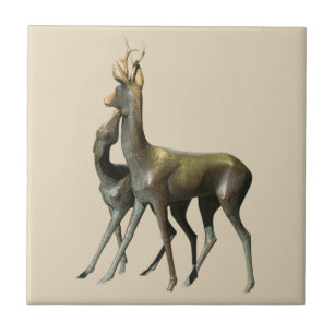 Azulejo De Cerâmica Deers apaixonados