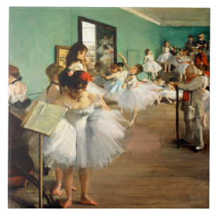 Azulejo De Cerâmica Degas, A Classe De Dança