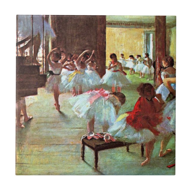 Azulejo De Cerâmica Degas - Escola do Balé (Frente)