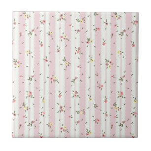 Azulejo De Cerâmica Delicate Floral Patterno Cerâmico