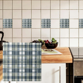 Azulejo De Cerâmica Denim Blue Sage White Verde