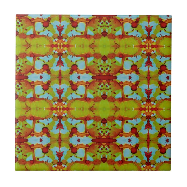 Azulejo De Cerâmica Derramar sunset (Frente)