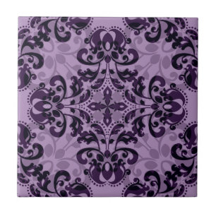 Azulejo De Cerâmica Desejo roxo do damasco