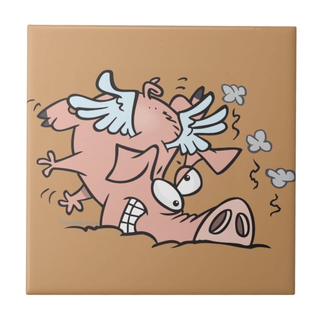 Azulejo De Cerâmica desenho animado (Frente)