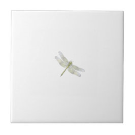Azulejo De Cerâmica Desenho de Dragonfly elegante