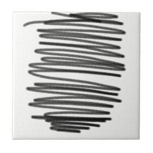 Azulejo De Cerâmica Desenho do Minimalismo da abstrato Art