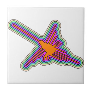 Azulejo De Cerâmica Desenho do Peru de Nazca Hummingbird
