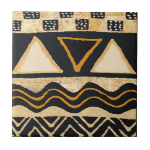 Azulejo De Cerâmica Desenho Nativo Americano do Sudoeste Tribal