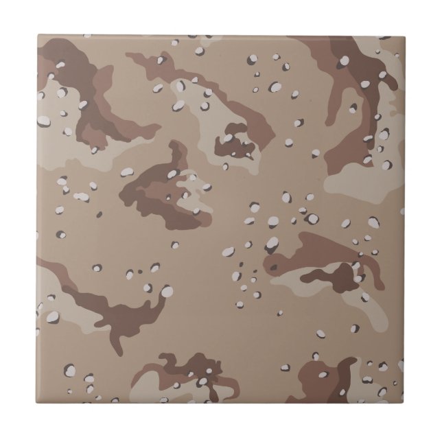 Azulejo De Cerâmica Desert Camo (Frente)