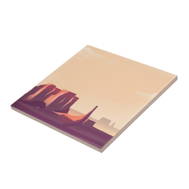 Azulejo De Cerâmica Desert Canyons (Lateral)