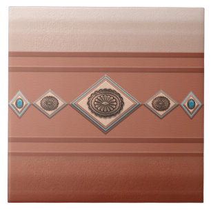 Azulejo De Cerâmica Desfiladeiro Sandstone Sudoeste e Coppery Conchos