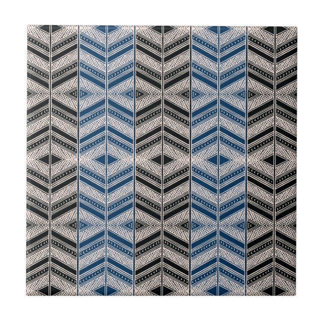 Azulejo De Cerâmica Design africano #8 @ Stylnic (Frente)