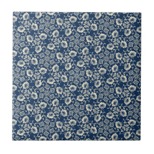 Azulejo De Cerâmica Design Azul Medieval