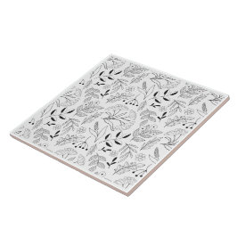 Azulejo De Cerâmica Design Botânico Simples Moderno Decorativo