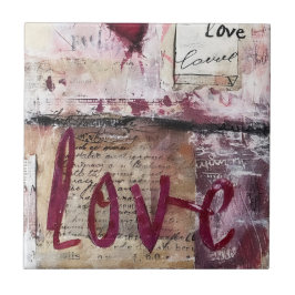 Azulejo De Cerâmica Design Burgundy Série 12