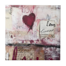 Azulejo De Cerâmica Design Burgundy Série 13