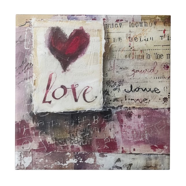 Azulejo De Cerâmica Design Burgundy Série 4 (Frente)