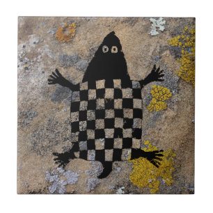 Azulejo De Cerâmica Design da cerâmica dos mimbres da tartaruga