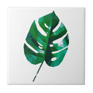 Azulejo De Cerâmica Design da folha de Monstera