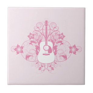 Azulejo De Cerâmica Design da guitarra