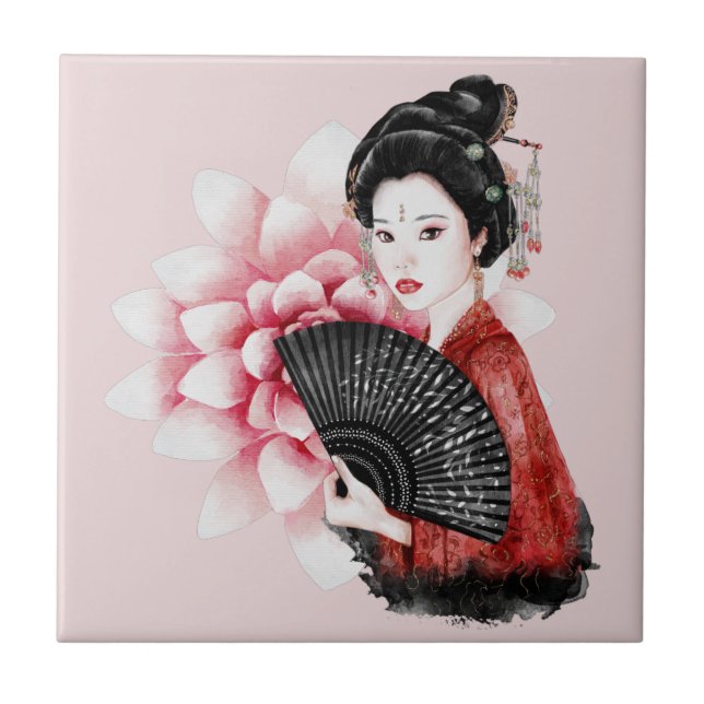 Azulejo De Cerâmica Design da Série Okinawa 34 (Frente)